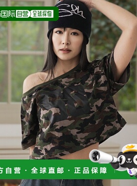 1h可退 日本直邮WEGO 女士2025春夏款露肩短款T恤 WE25SM05L0025