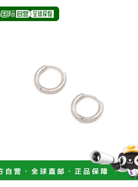 1h可退 日本直邮apart by lowrys 女士简约不锈钢迷你圆环耳环 32