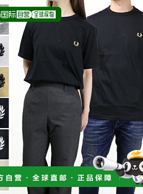 日本直邮FRED PERRY T恤 Ringer T恤 M3519 男女月桂花环圆领