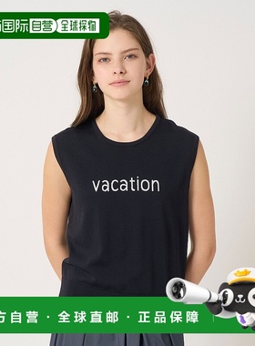 1h可退 日本直邮ANAYI 女士无袖针织Vocation字母上衣 1025281613