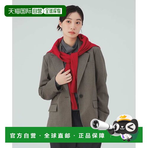 1h可退 日本直邮BEAMS HEART 女装 oversized 格纹修身西装外套 4