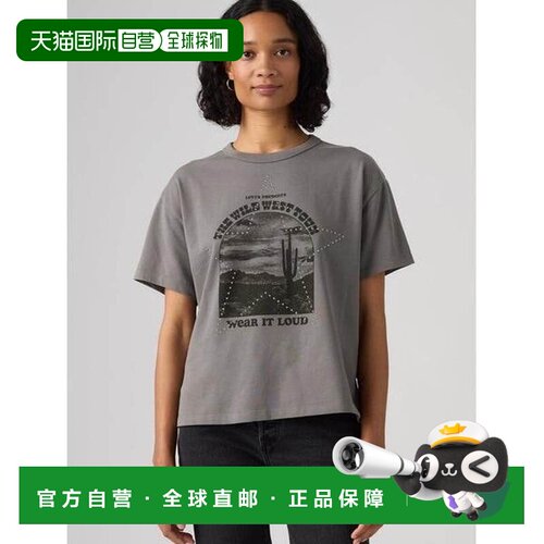 日本直邮levi’s 图形复古T恤