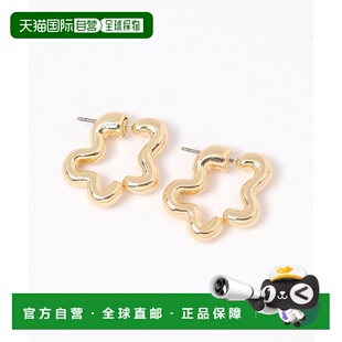 1h可退 日本直邮BAYFLOW女士简约花形设计耳钉配饰 496650