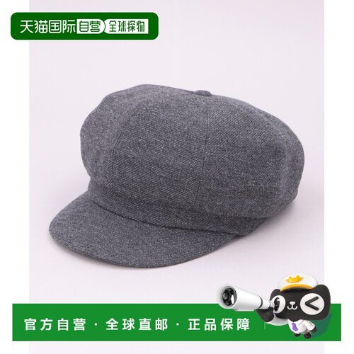 日本直邮CA4LA 女士 秋冬简约款卡斯凯特帽 DOU02202帽子八角帽