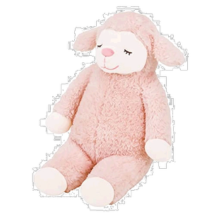 【日本直邮】Livheart 抱枕 小羊maple 粉 M 50cm毛绒 48123-23