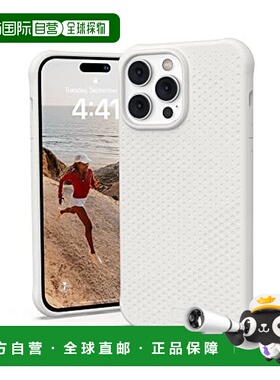 【日本直邮】Urban Armor Gear 苹果14Pro Max手机壳 DOT白色硅胶