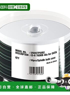 【日本直邮】Verbatim CD-R 50 700MB 48X SR80STP50B2
