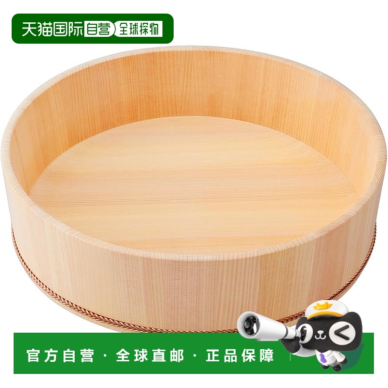 【日本直邮】にちにち道具 饭台 1尺底丸 木制 日本寿司桶 30cm