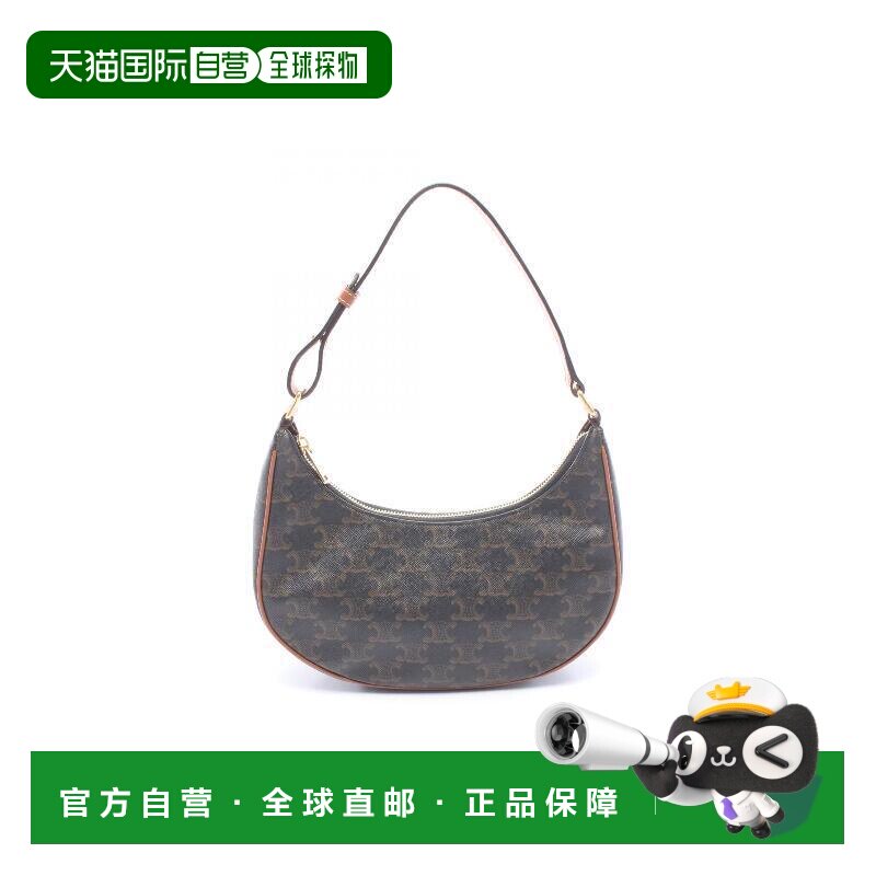 日本直邮中古二奢Celine赛琳女包A级新凯旋门老花单肩包斜挎包95图片
