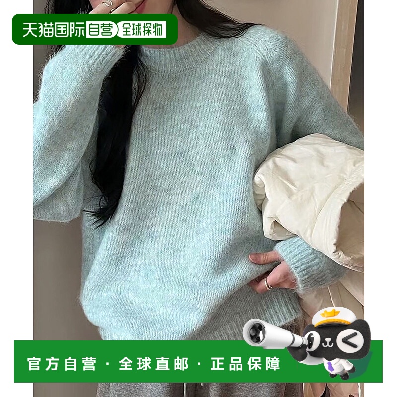 1h可退 日本直邮LOWO 女装 宽松版型 针织套头衫 穆拉色系设计 lw