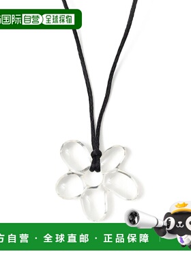 日本直邮BEAMS HEART 女装 透明花朵造型 可调节绳长项链 4342052