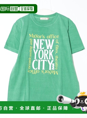 1h可退 日本直邮LOGEMENT DE CLAIRE 女士纽约市印花T恤 A0752UTS