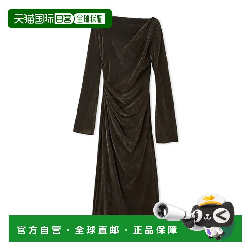 日本直邮SNIDEL 连衣裙 深灰色性感包臀裙礼服图片