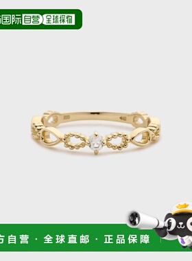 1h可退 日本直邮NOJESS 女士复刻设计拉布拉多石小指戒指 3024411