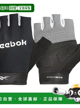 日本直邮Reebok Fitness健身手套 M码 18 - 19cm [RAGB-14514] 黑