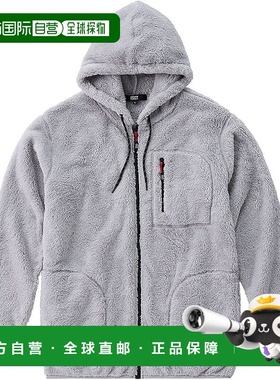 【日本直邮】IRIS 保暖绒面卫衣 灰色 L 室内外皆宜男士