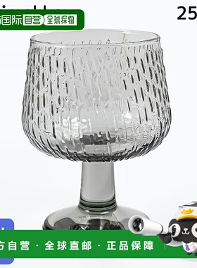 日本直邮marimekko 玻璃高脚杯 250ml SYKSY Sukusu 秋雨雾灰色 7