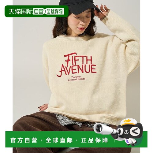 日本直邮配色logo刺绣针织衫 限定展开 25AW 针织衫