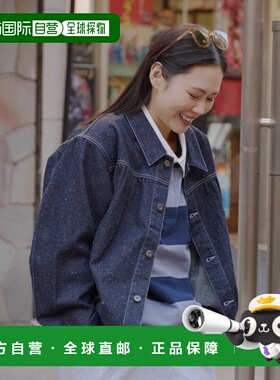 1h可退 日本直邮WHIMSIC 男女同款 做旧牛仔工装夹克 KAW2061107A