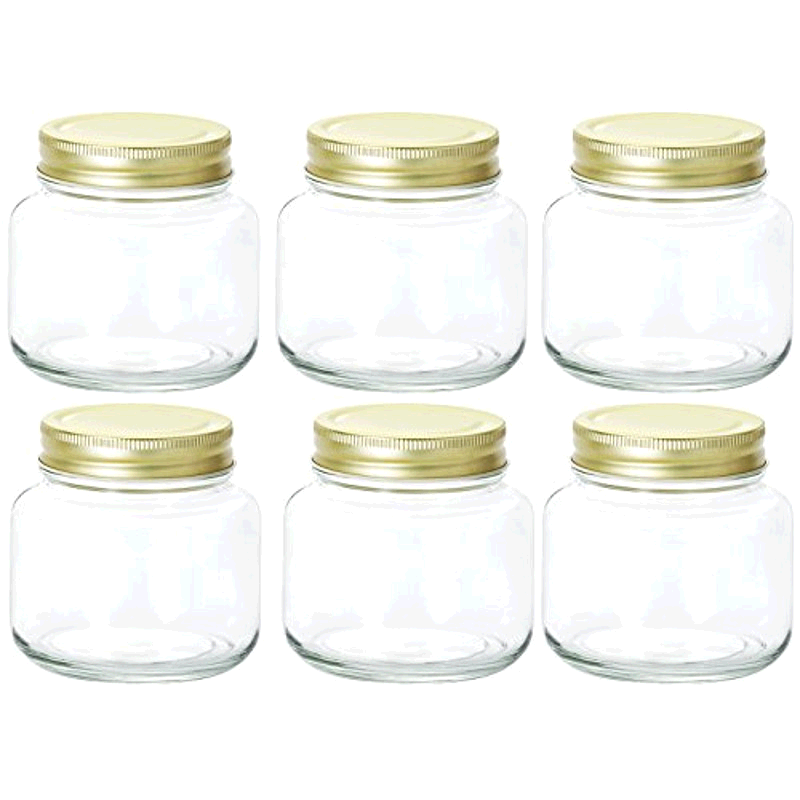 日本直邮阿德里亚玻璃瓶双层盖保存容器375ml[严格密封/长期]