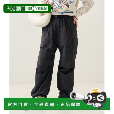 1h可退 日本直邮FREAK'S STORE 女士带腰带尼龙长裤 舒适柔软 易1