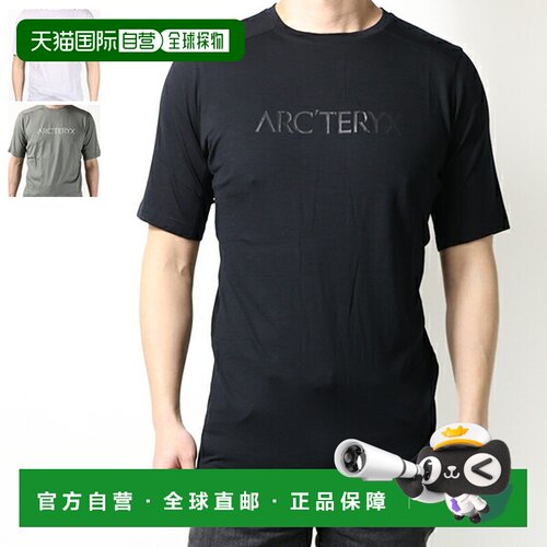 日本直邮ARC'TERYX 始祖鸟 Ionia美利奴羊毛 Arc'Word 标志短袖T
