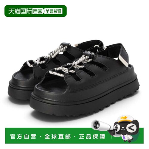 日本直邮UGG 1179370 金色光辉搭扣凉鞋 黑色