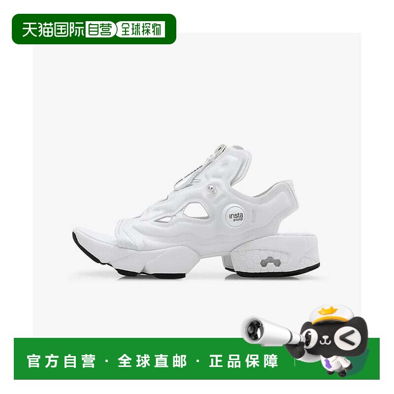 日本直邮Reebok Instapump Fury 凉鞋 拉链款 白色