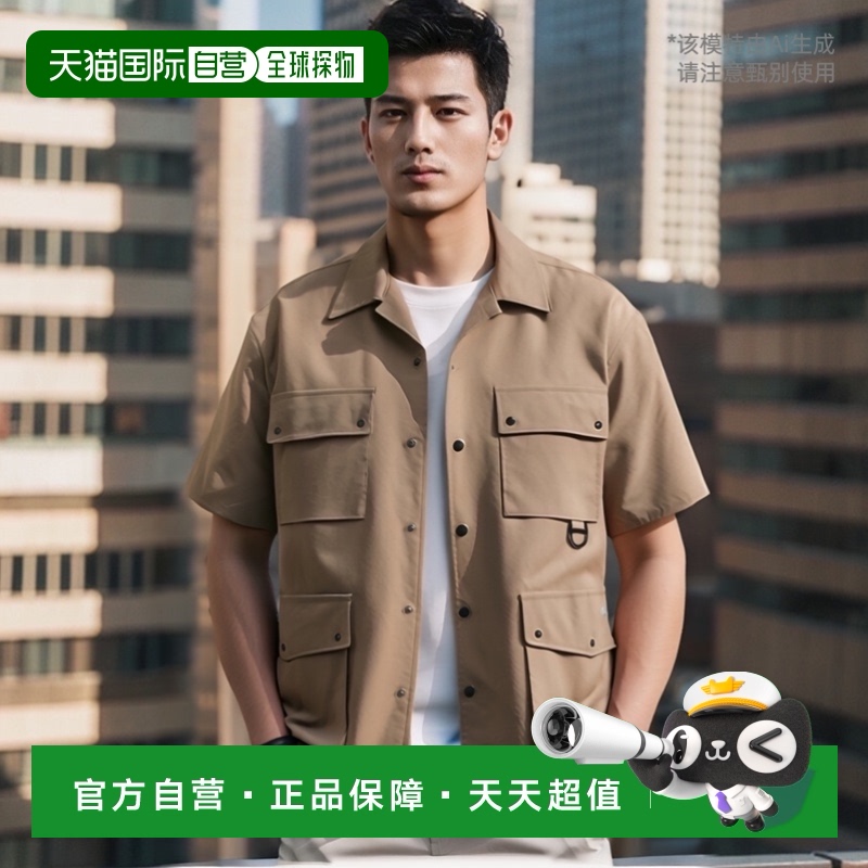 日本直邮NANGA DotAir Utility PK Short Sleeve Shirt 男士透气