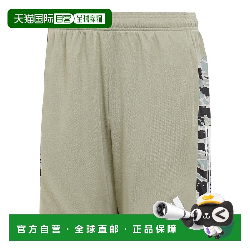 日本直邮 adidas 男士训练必备迷彩三条纹短裤 [KTM83-JI8589] 迷