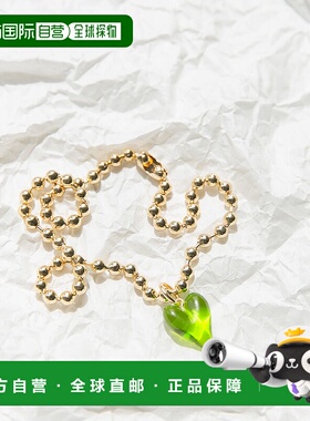 1h可退 日本直邮SMELLY 女士 明亮心形球链项链 SMA62PC002吊坠