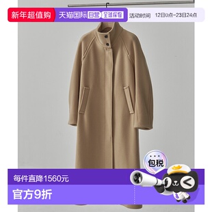 1h可退 日本直邮PUBLIC TOKYO 女装 SUPER140 立领西装呢大衣 可