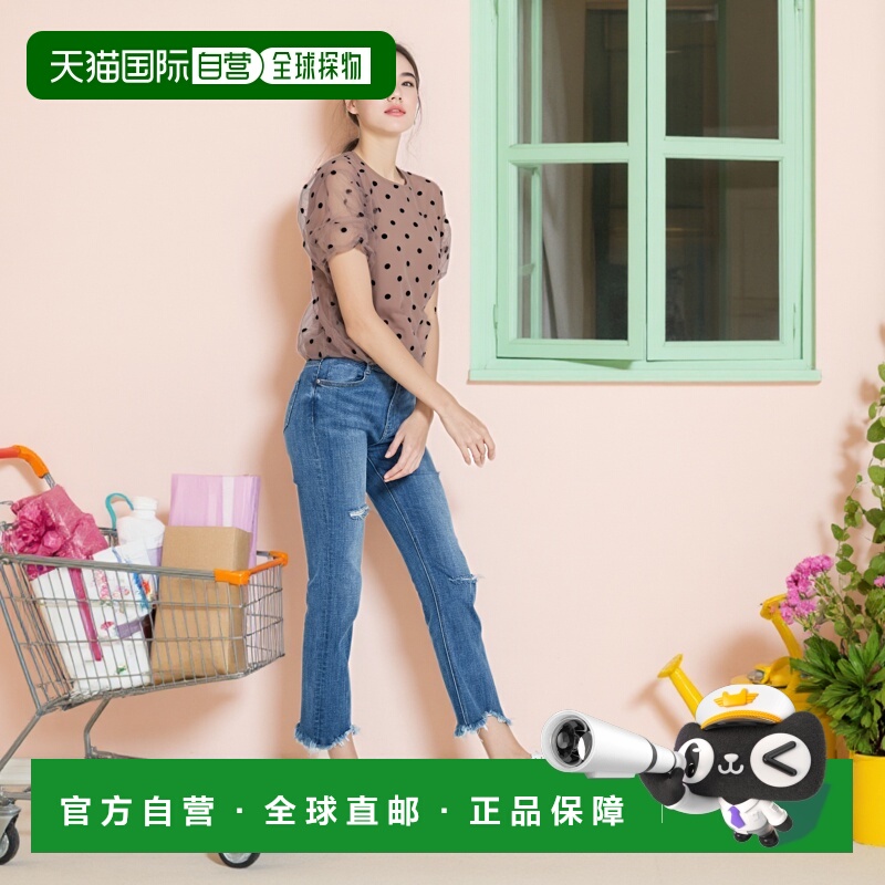 1h可退 日本直邮tocco closet 女装 蕾丝半透长袖上衣 长袖设计