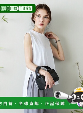 日本直邮SOLAMONAT 女士天竺面料开衩无袖上衣 T恤 SMA SARA TKSL