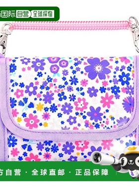 【日本直邮】Colorful Candy Style 儿童用钱包 浅色花朵 蓝色