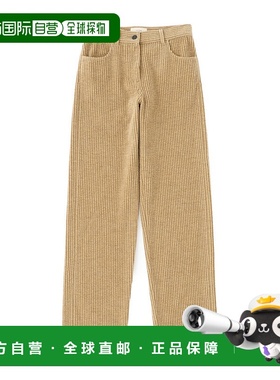 日本直邮THE ROW ani CLAIR 长裤 (10367 w4018) - 棕色灯芯绒长