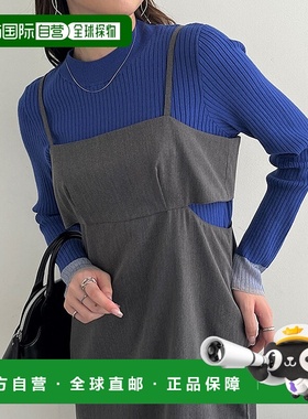 日本直邮GeeRA 侧边挖空吊带连衣裙 [R04609EW13519]