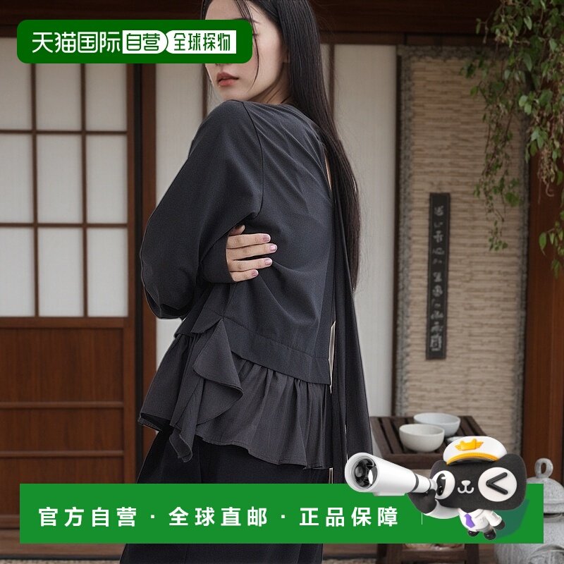 1h可退 日本直邮Adam et Rope' 女士2WAY后背蝴蝶结上衣 2025BGAM