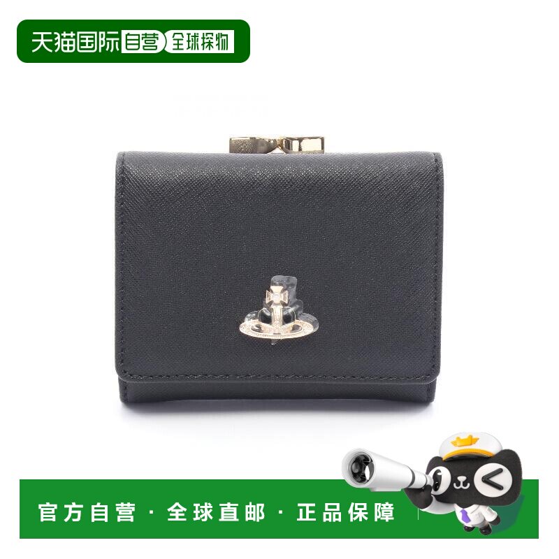 日本直邮中古Vivienne Westwood薇薇安女S级99新三折钱包短钱包