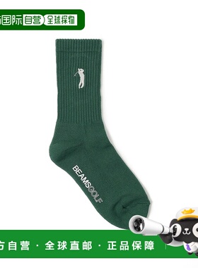 1h可退 日本直邮BEAMS GOLF 女士 经典单点刺绣袜 Swingman图案