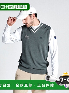 日本直邮Munsingwear V领针织背心 [M01871EM010813]