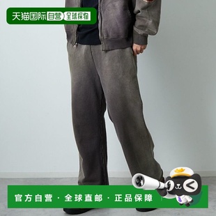 日本直邮BOW 宽松运动裤 WOW 复古风格 深棕简约设计 男装 1h可退