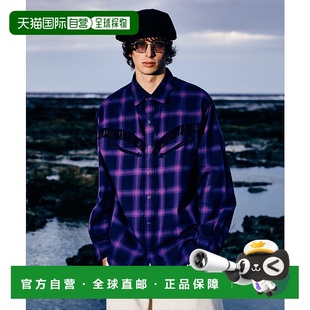 GB0224 1h可退 格纹流苏衬衫 西部风格 SH04 日本直邮glamb