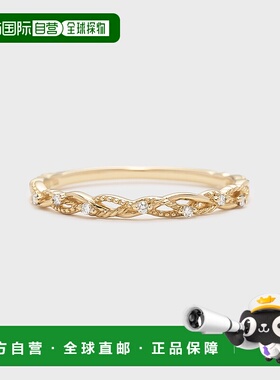 1h可退 日本直邮NOJESS女士K10金钻石纤细戒指 30241111017