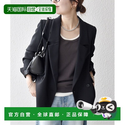 日本直邮SHIPS any 女士25AW联名双层面料西装外套 半正式通勤宽