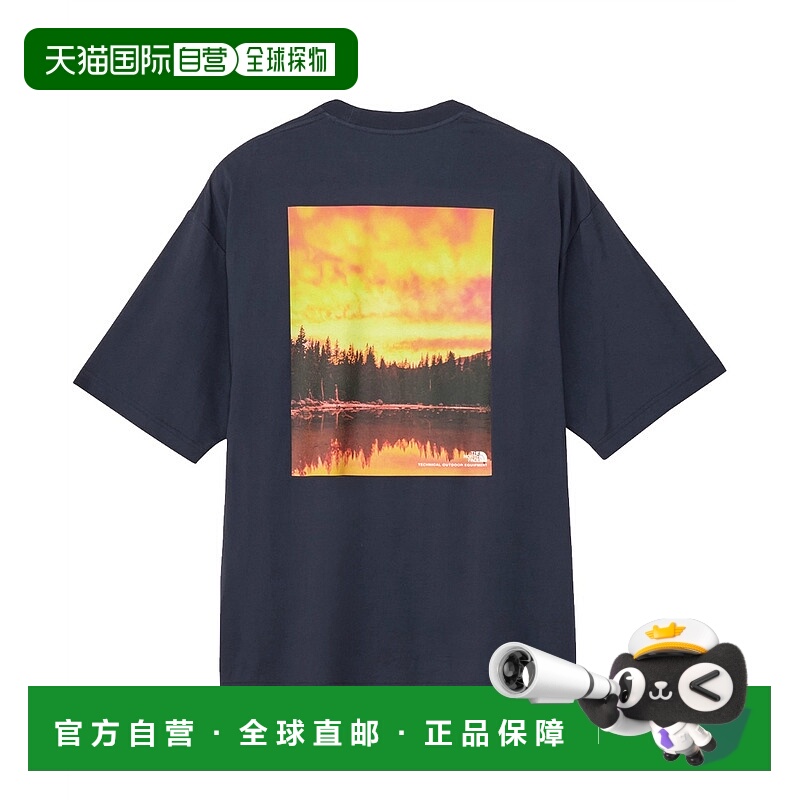 日本直邮北面THE NORTH FACE SS25 YOSEMITE SCENERY 品牌logo印T