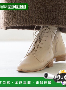 日本直邮Menue 蕾丝拼接中筒靴 ME8623BW01211