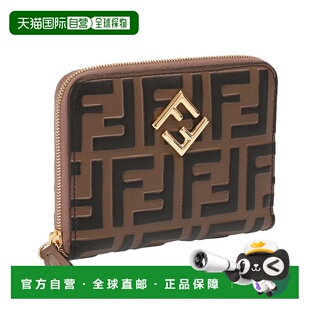 日本直邮FENDI FF DIAMONDS' WALLET FF Diamonds Zip Around Wal