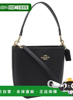 日本直邮Coach蔻驰女包女款2WAY单肩包手提包Outlet皮革黑色CT801