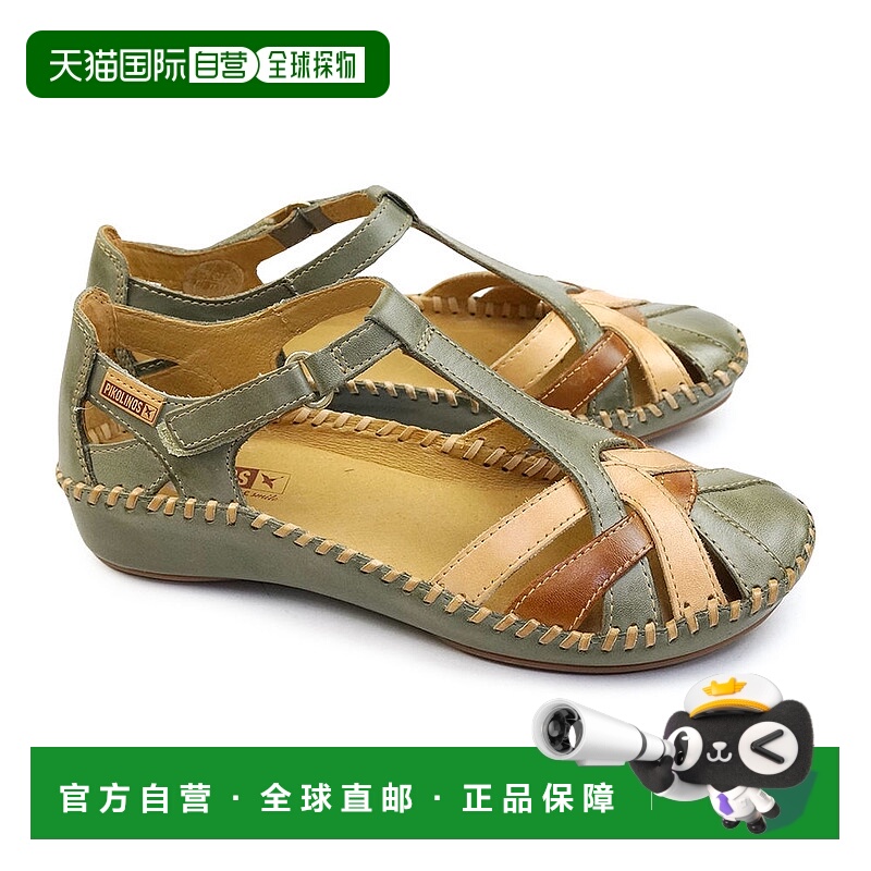 日本直邮Pikolinos 女士凉鞋 PK-751 655-0732C5 Gurkha 凉鞋带绑